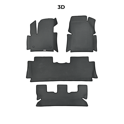 Dywaniki samochodowe 3D EVAMATS do Peugeot 5008(AT) 2 gen 2017-2024 rok SUV