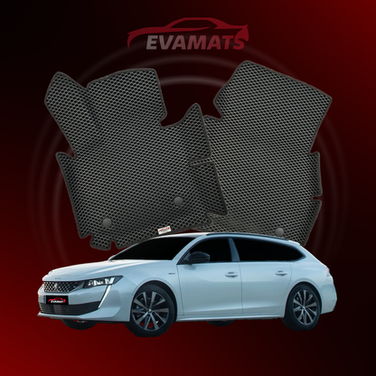 Dywaniki samochodowe 3D EVAMATS do Peugeot 508(AT) 2 gen 2018-2025 rok KOMBI