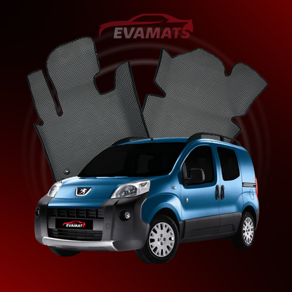 Dywaniki samochodowe 3D EVAMATS do Peugeot Bipper 1 gen 2008-2018 rok MINIVAN