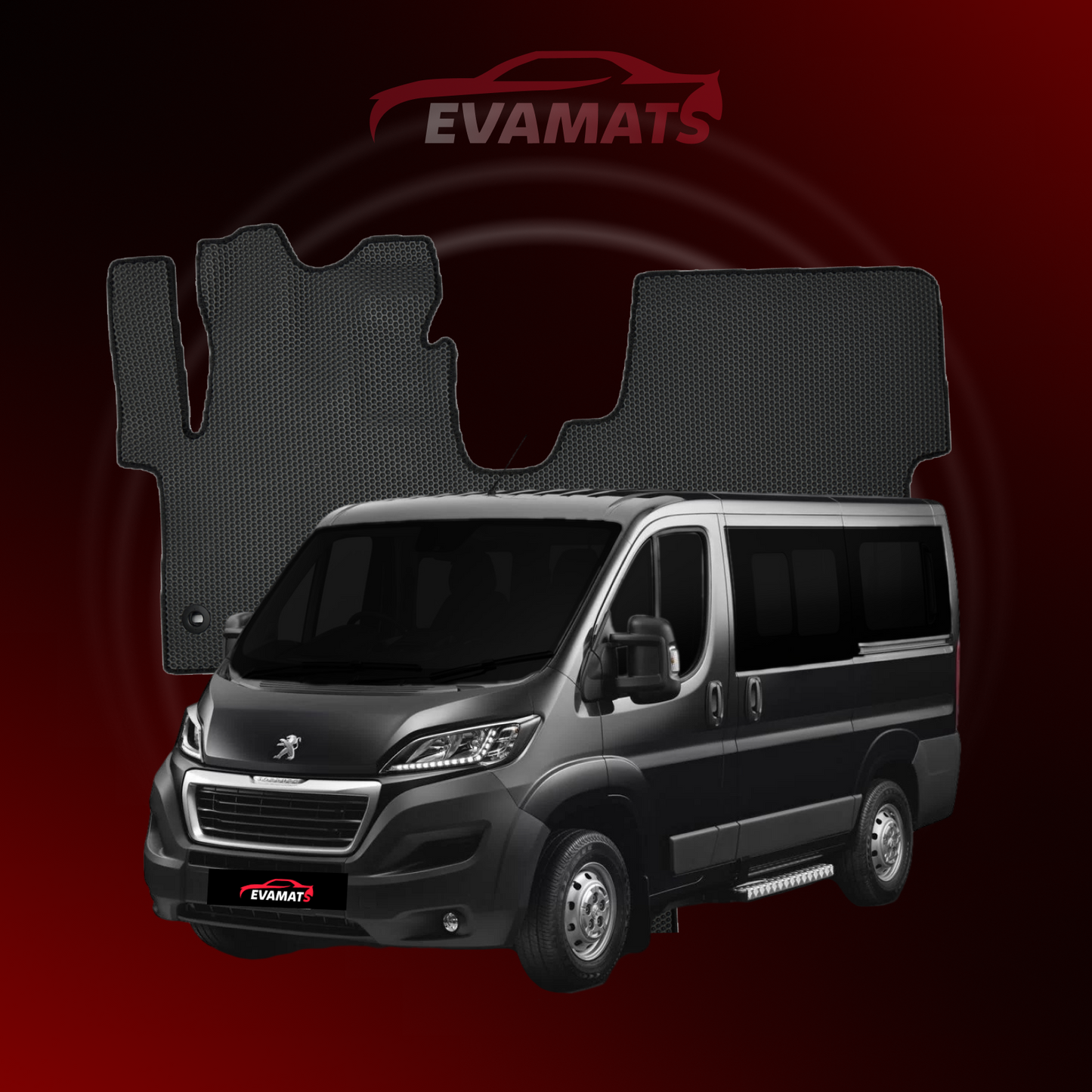 Dywaniki samochodowe 3D EVAMATS do Peugeot Boxer(MT) 2 gen 2006-2025 rok MINIBUS