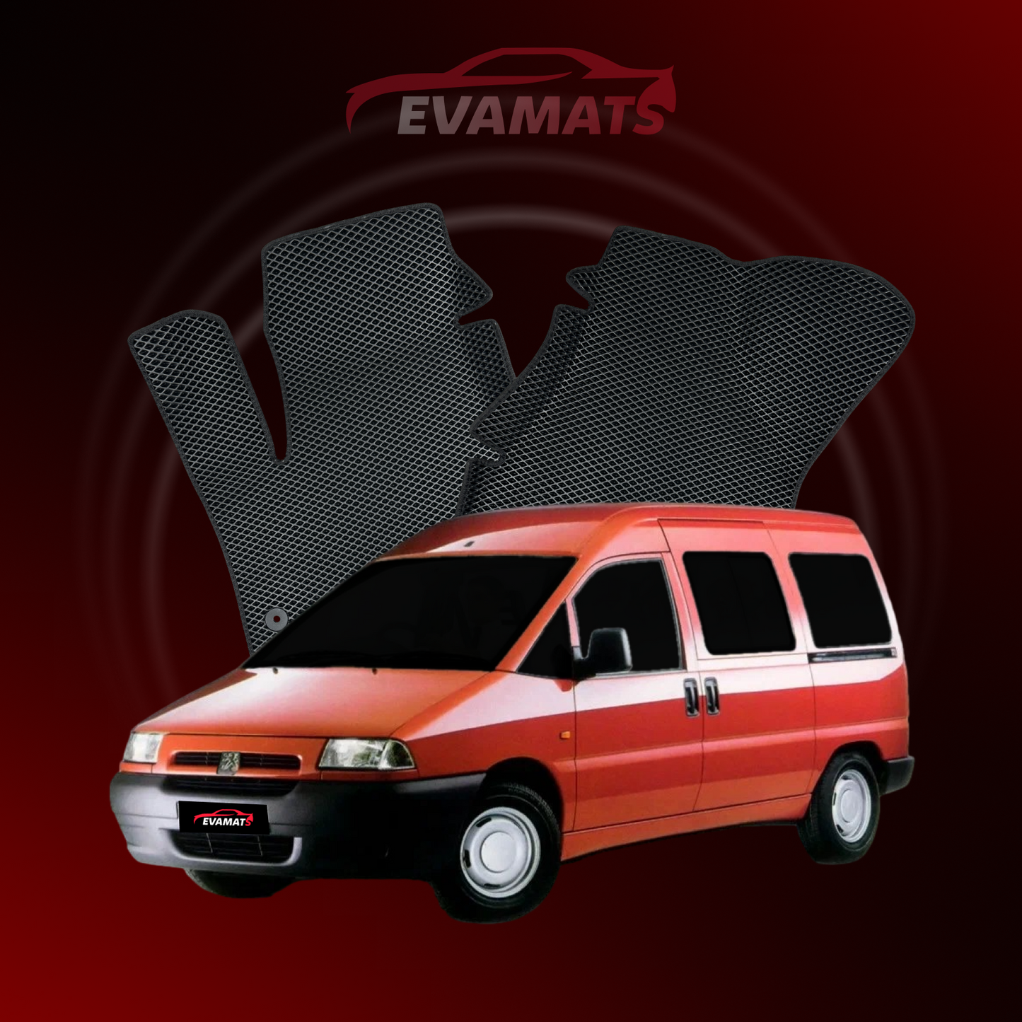 Автоковрики EVAMATS для Peugeot Expert(MT) 1 покоління 1995-2006 МІНІВЕН