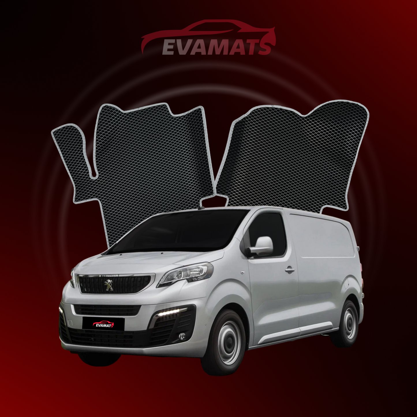 Dywaniki samochodowe 3D EVAMATS do Peugeot Expert(MT) 3 gen 2016-2025 rok VAN