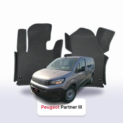 Автоковрики EVAMATS для Peugeot Partner(MT) 2 покоління 2008-2018 МІНІВЕН