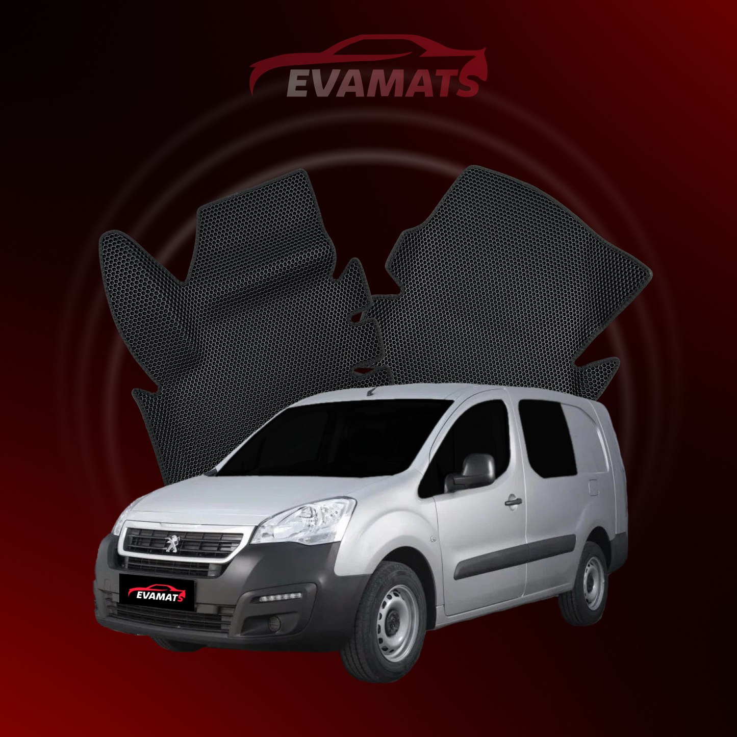 Dywaniki samochodowe 3D EVAMATS do Peugeot Partner(MT) 2 gen 2015-2023 rok VAN Profi St