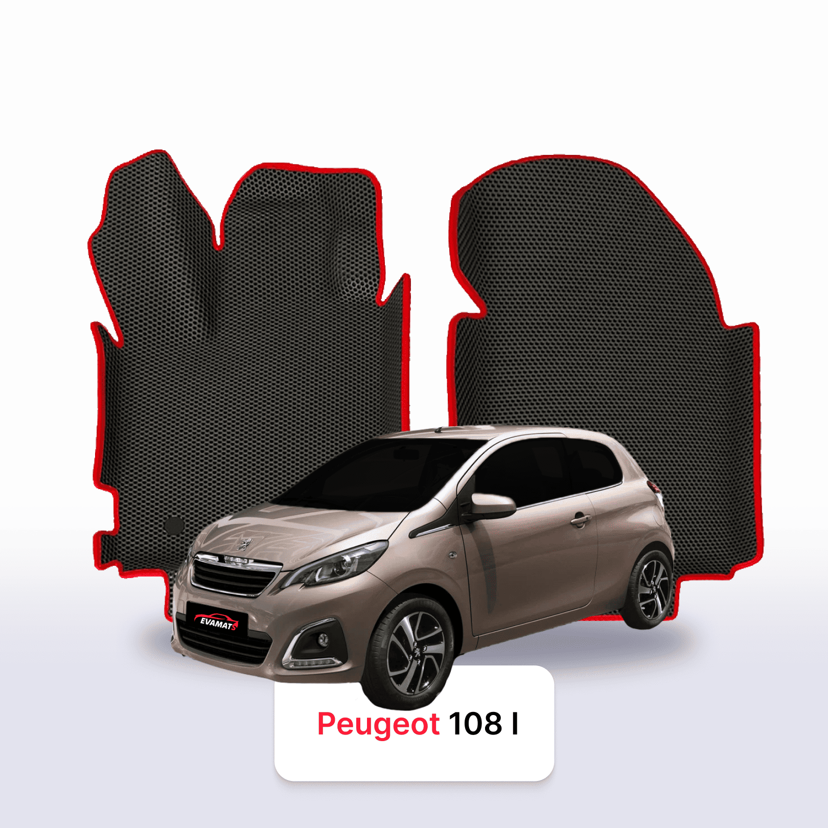 EVA Dywaniki samochodowe od EVA MATS 3D do Peugeot 108 1 gen 2014-2021 rok HATCHBACK 3 drzwi