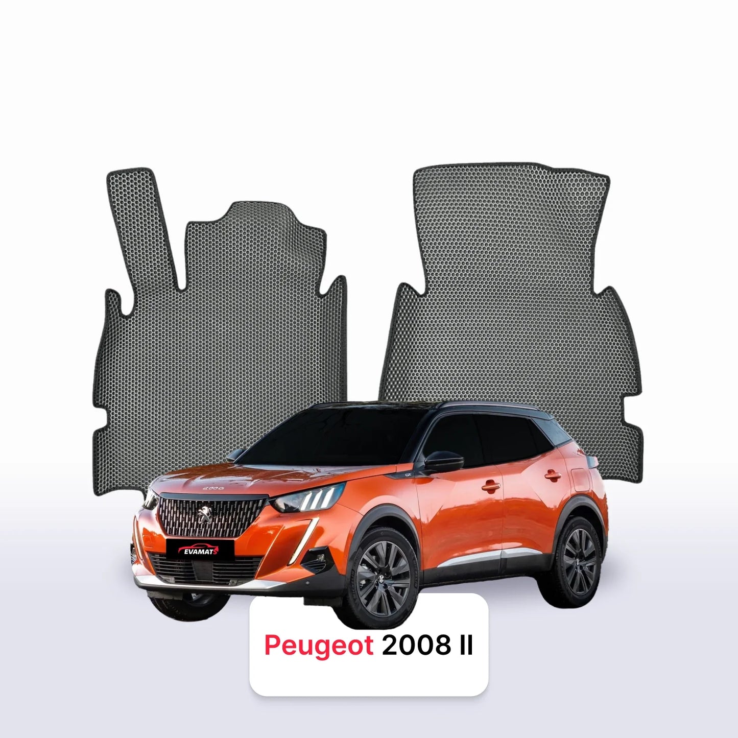 EVA Dywaniki samochodowe od EVA MATS 3D do Peugeot 2008(MT) 2 gen 2019-2028 rok SUV 5 drzwi HYBRID