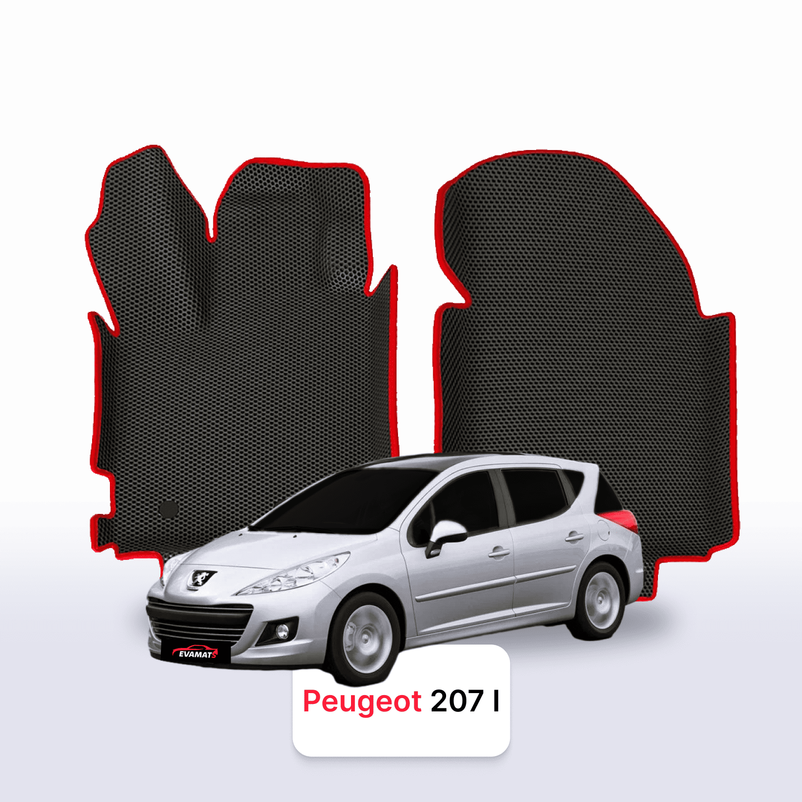 Автоковрики EVAMATS для Peugeot 207(MT) 1 покоління 2006-2015 KOMBI