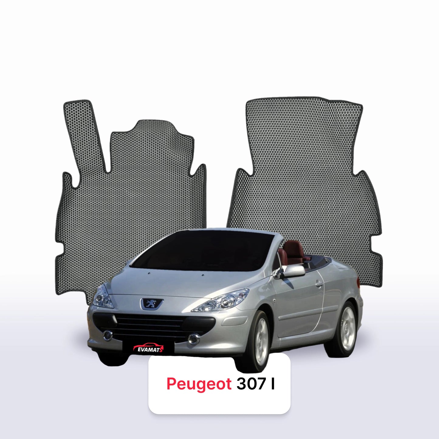 EVA Dywaniki samochodowe od EVA MATS 3D do Peugeot 307(MT) 1 gen 2001-2008 rok KABRIOLET