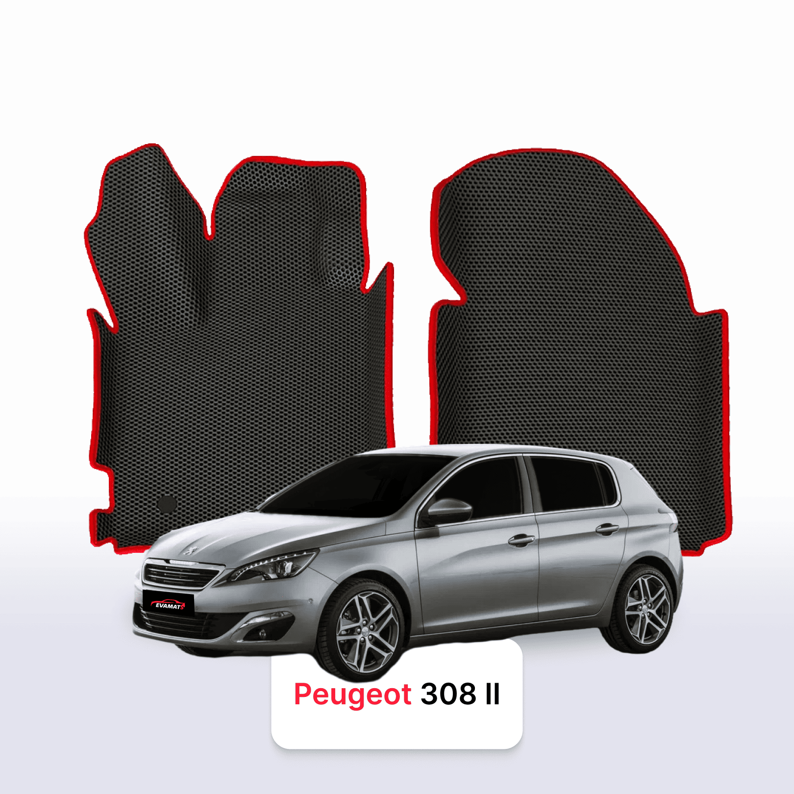 EVA Dywaniki samochodowe od EVA MATS 3D do Peugeot 308 2013-2021 rok Hatchback 5 drzwi BENZYNA