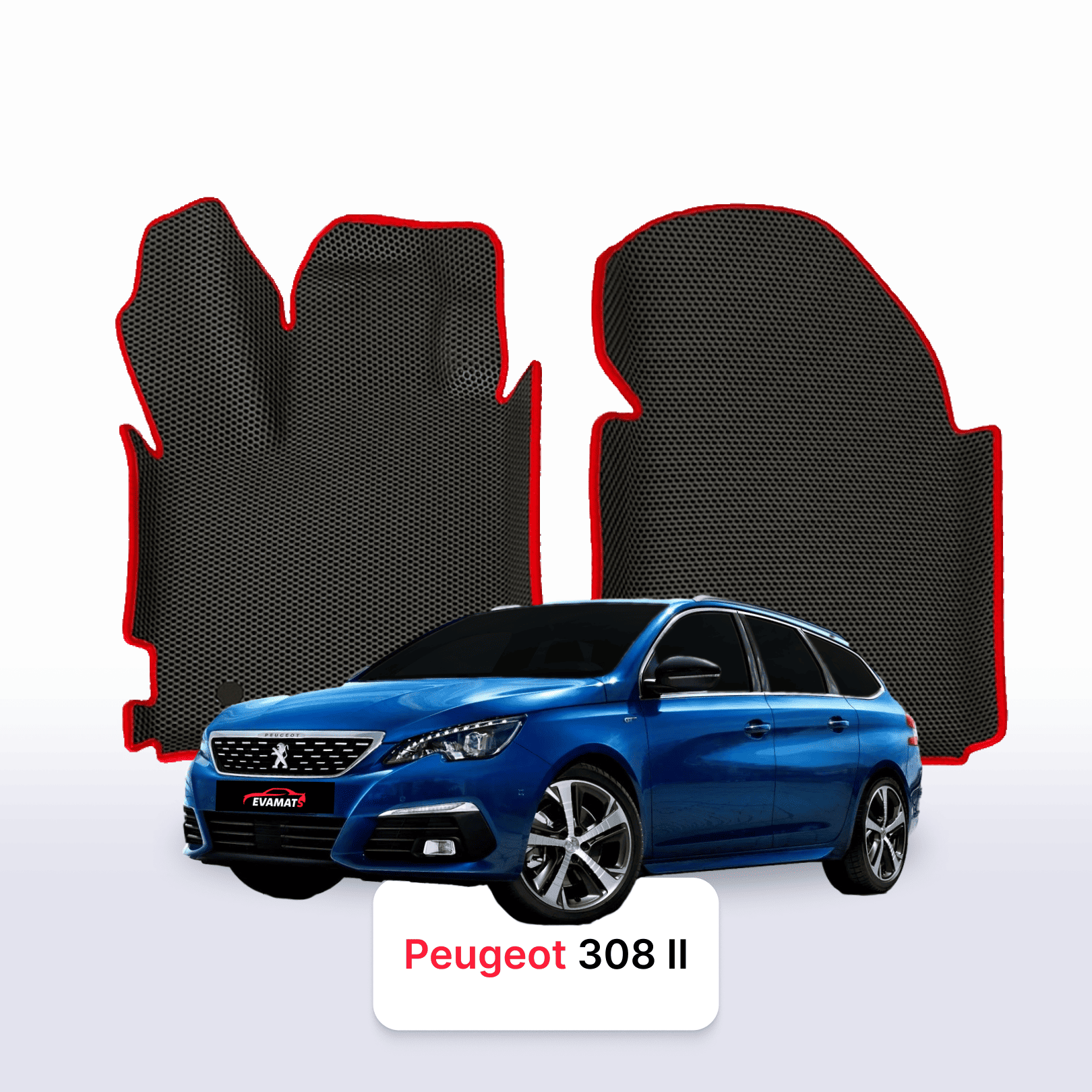 EVA Dywaniki samochodowe od EVA MATS 3D do Peugeot 308(MT) 2 gen 2013-2021 rok Kombi BENZYNA