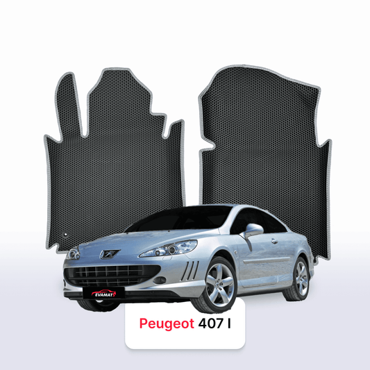 Коврики EVAMATS для Peugeot 407(MT) 1-го поколения 2004-2011 года выпуска КУПЕ