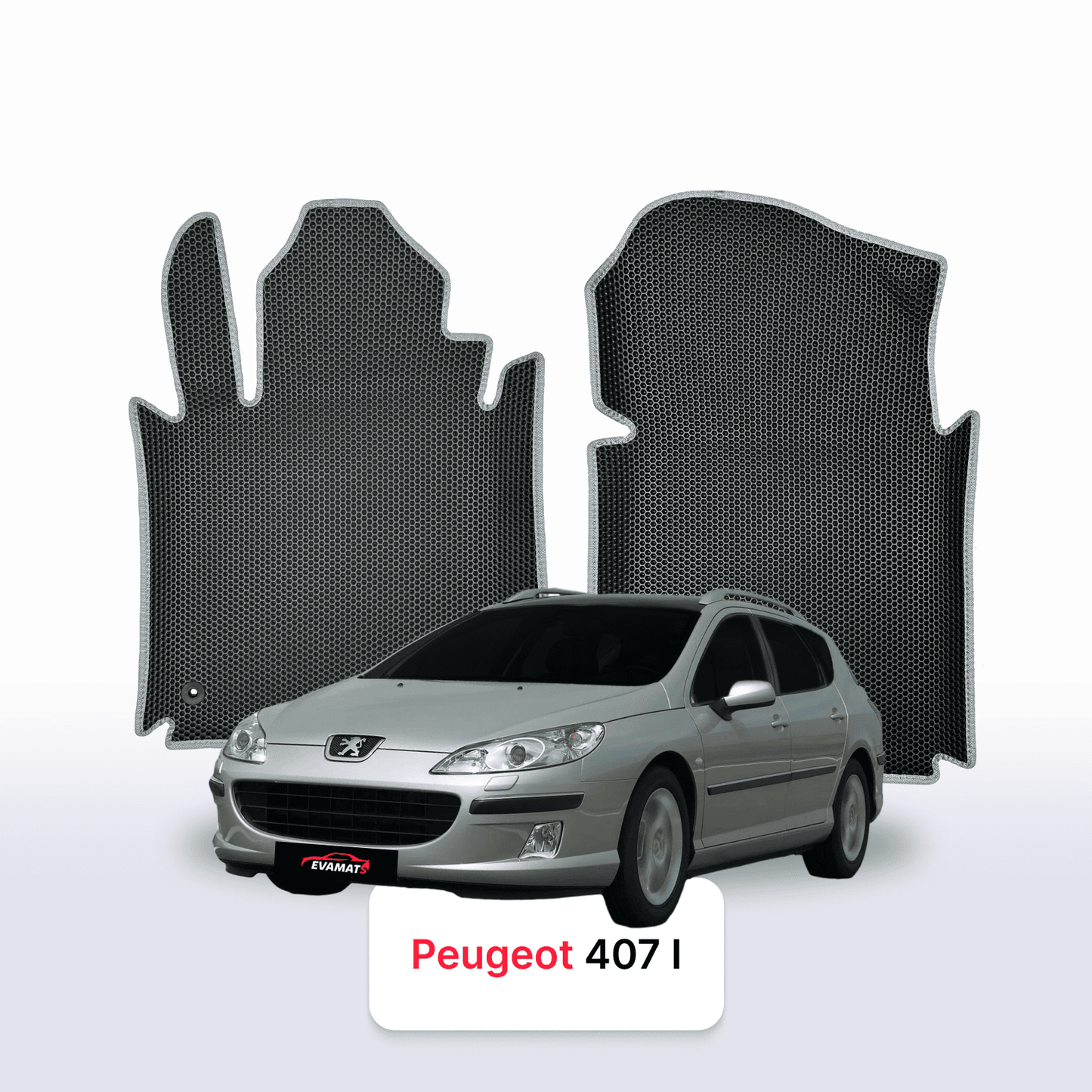 EVA Dywaniki samochodowe od EVA MATS 3D do Peugeot 407(MT) 1 gen 2004-2011 rok Kombi