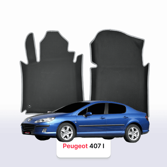 EVA Dywaniki samochodowe od EVA MATS 3D do Peugeot 407(MT) 1 gen 2004-2011 rok SEDAN
