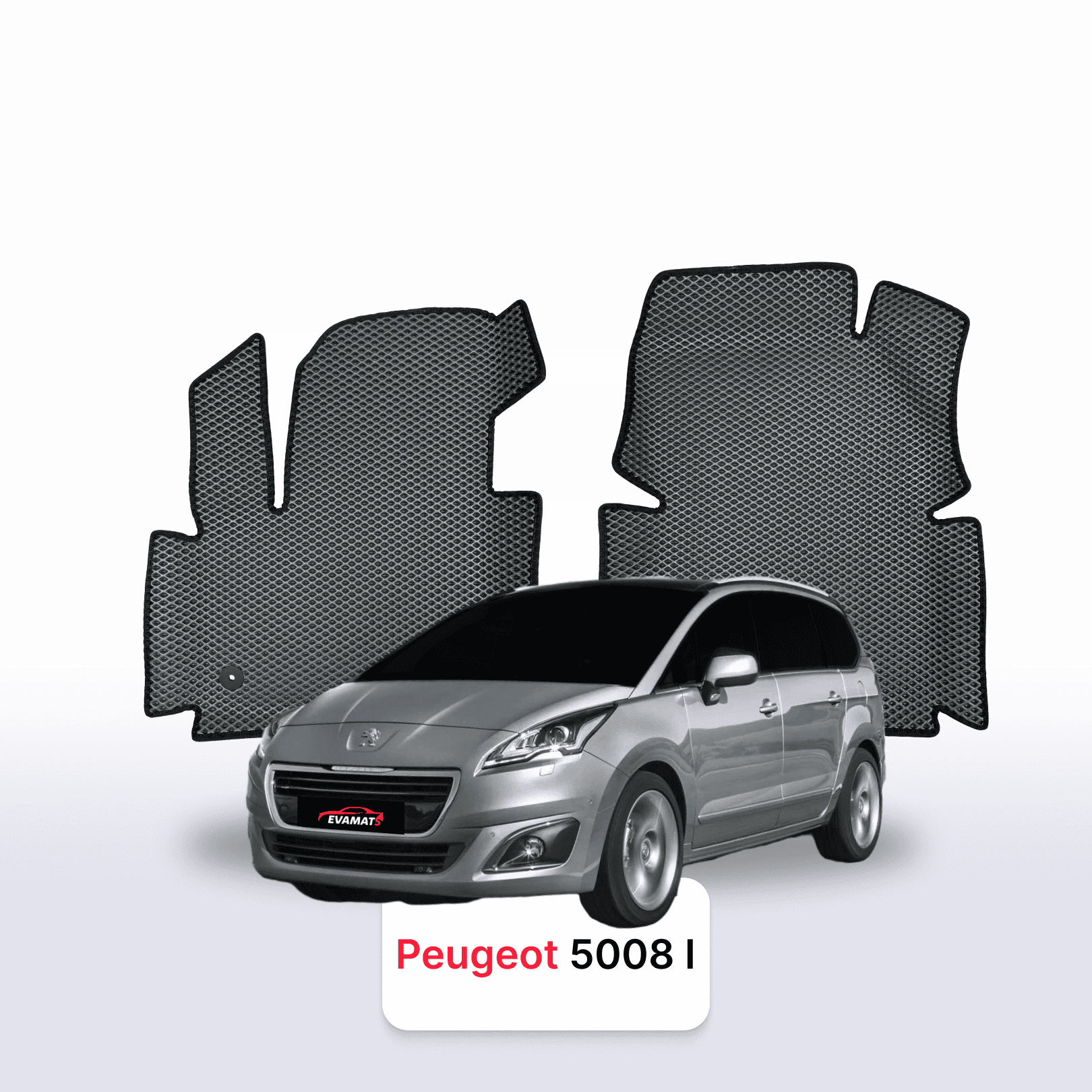 EVA Dywaniki samochodowe od EVA MATS 3D do Peugeot 5008(MT) 1 gen 2009-2016 rok Minivan BENZYNA