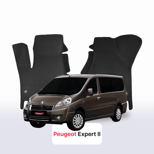 Автоковрики EVAMATS для Peugeot Expert(MT) 2 покоління 2007-2016 МІНІВЕН ДОВГІ