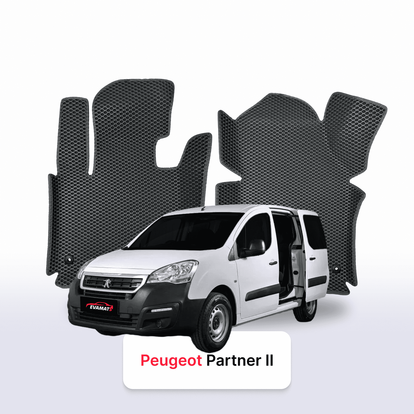 EVA Dywaniki samochodowe od EVA MATS 3D do Peugeot Partner(MT) 2 gen 2008-2018 rok Minivan BENZYNA