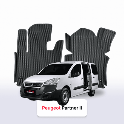 EVA Dywaniki samochodowe od EVA MATS 3D do Peugeot Partner(MT) 2 gen 2008-2018 rok Minivan BENZYNA