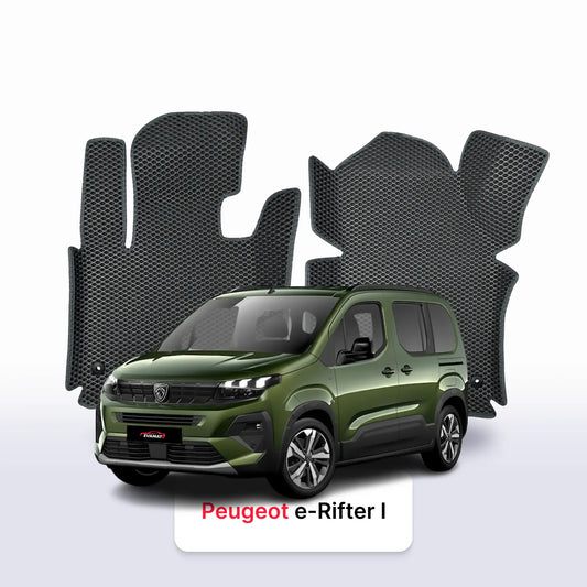 Коврики EVAMATS для Peugeot Rifter(MT) 1-го поколения 2018-2025 года МИНИВЭН