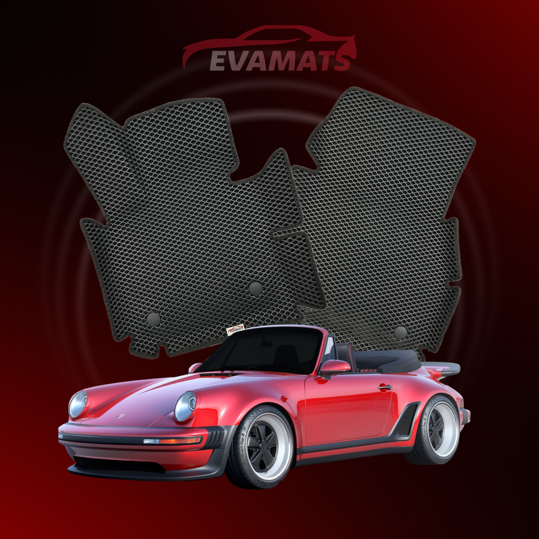 Dywaniki samochodowe 3D EVAMATS do Porsche 911(930) 2 gen 1973-1989 rok KABRIOLET