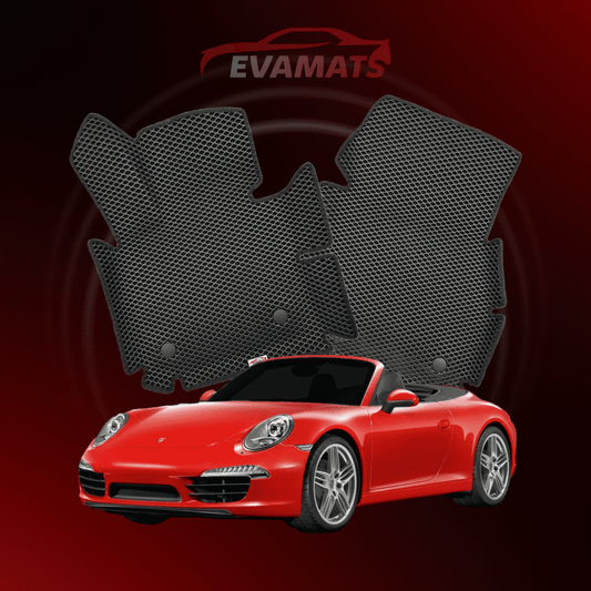 Dywaniki samochodowe EVAMATS do Porsche 911(991) 7 gen 2011-2019 rok KABRIOLET