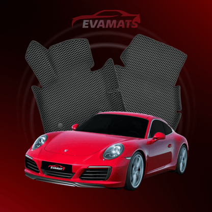 Dywaniki samochodowe 3D EVAMATS do Porsche 911(991) 7 gen 2011-2019 rok COUPE