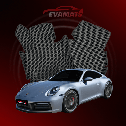 Dywaniki samochodowe 3D EVAMATS do Porsche 911(992) 8 gen 2018-2025 rok COUPE