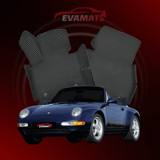 Dywaniki samochodowe 3D EVAMATS do Porsche 911(993) 4 gen 1993-1998 rok KABRIOLET