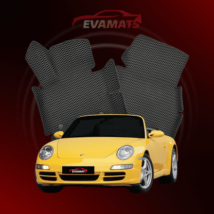 Dywaniki samochodowe EVAMATS do Porsche 911(997) 6 gen 2004-2012 rok KABRIOLET