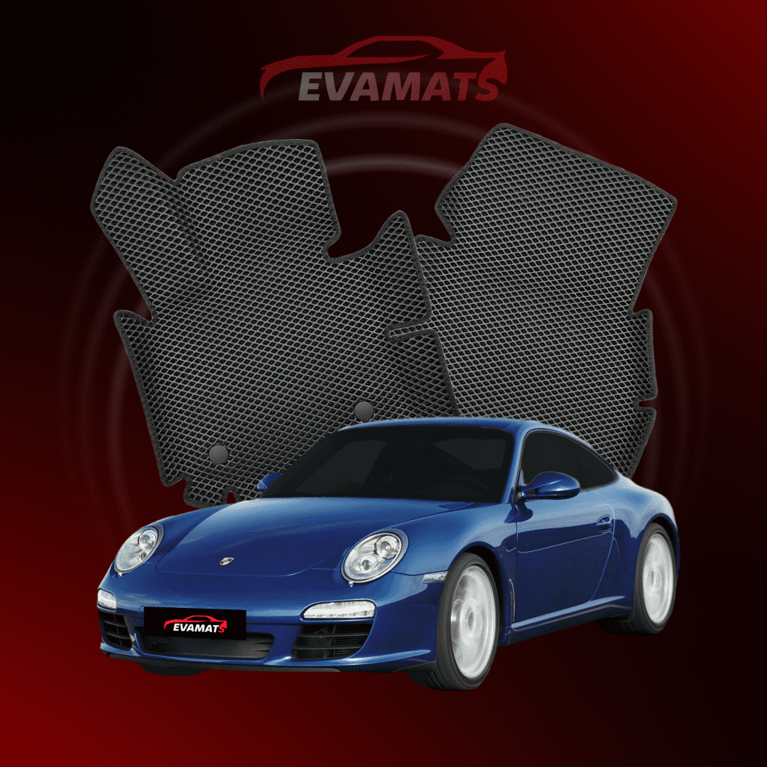 Dywaniki samochodowe EVAMATS do Porsche 911(997) 6 gen 2004-2012 rok COUPE