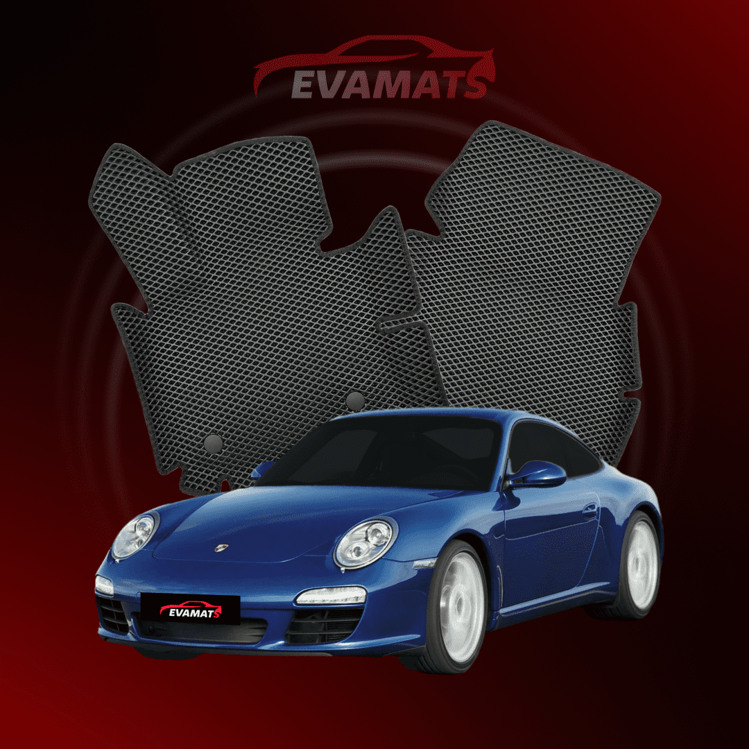 Dywaniki samochodowe 3D EVAMATS do Porsche 911(997) 6 gen 2004-2012 rok COUPE