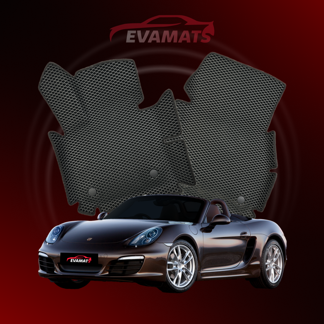 Dywaniki samochodowe EVAMATS do Porsche Boxster(981) 3 gen 2012-2016 rok ROADSTER