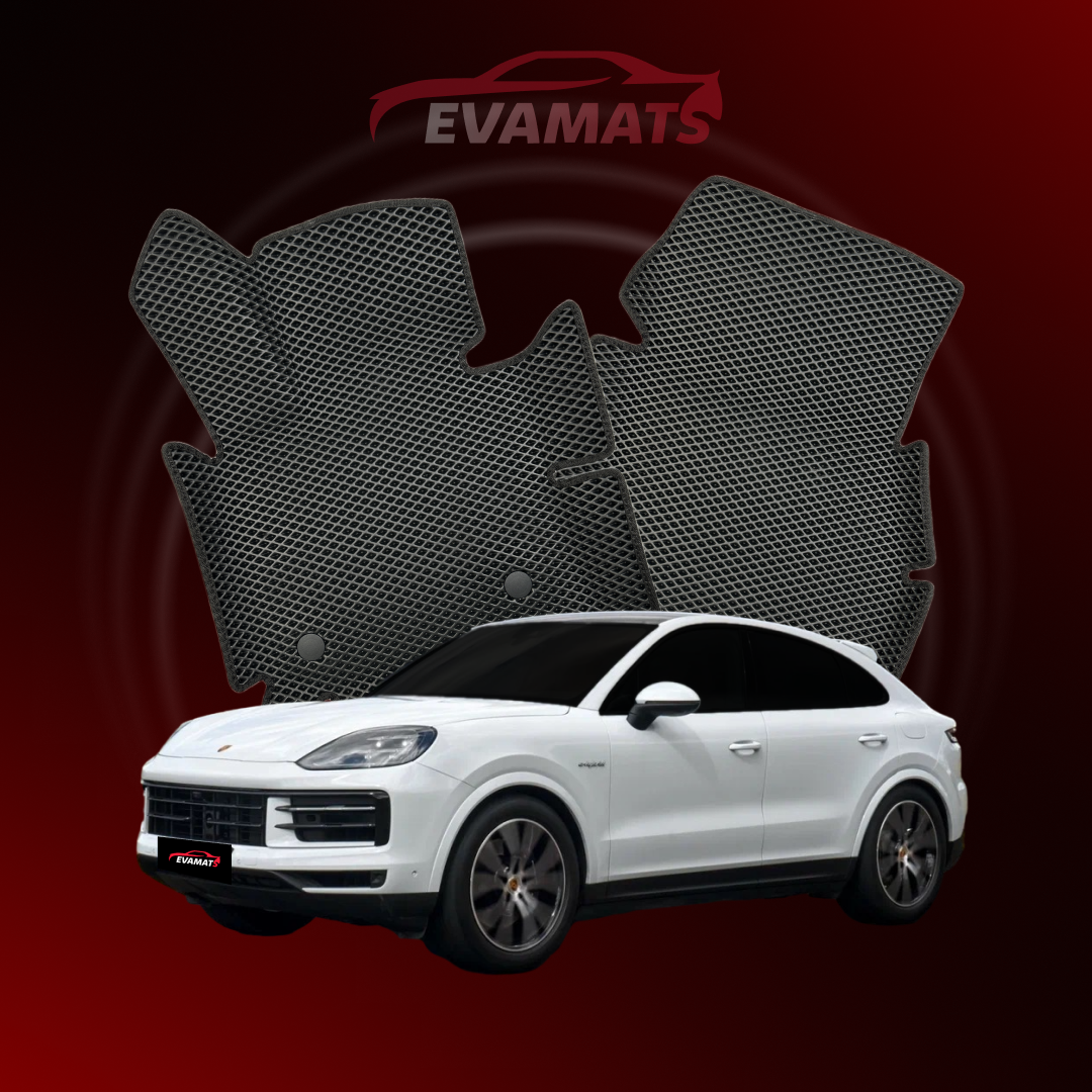 Dywaniki samochodowe EVAMATS do Porsche Cayenne 4 gen 2017-2024 rok SUV COUPE