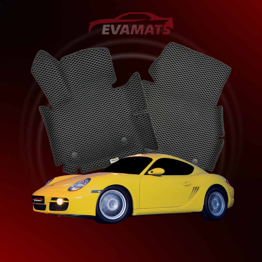 Dywaniki samochodowe EVAMATS do Porsche Cayman (987C) 1 gen 2005-2012 rok COUPE