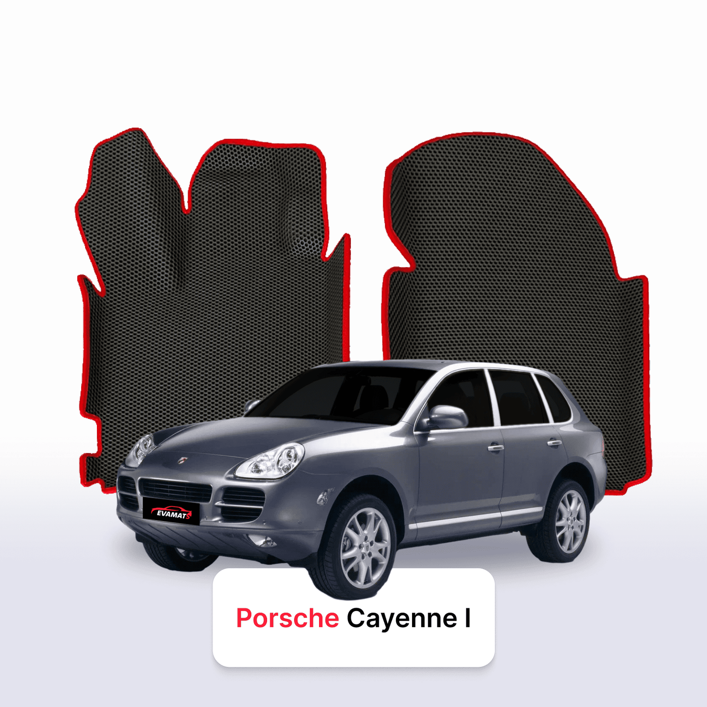 Коврики EVAMATS для внедорожника Porsche Cayenne (955) 1-го поколения 2001-2007 гг.