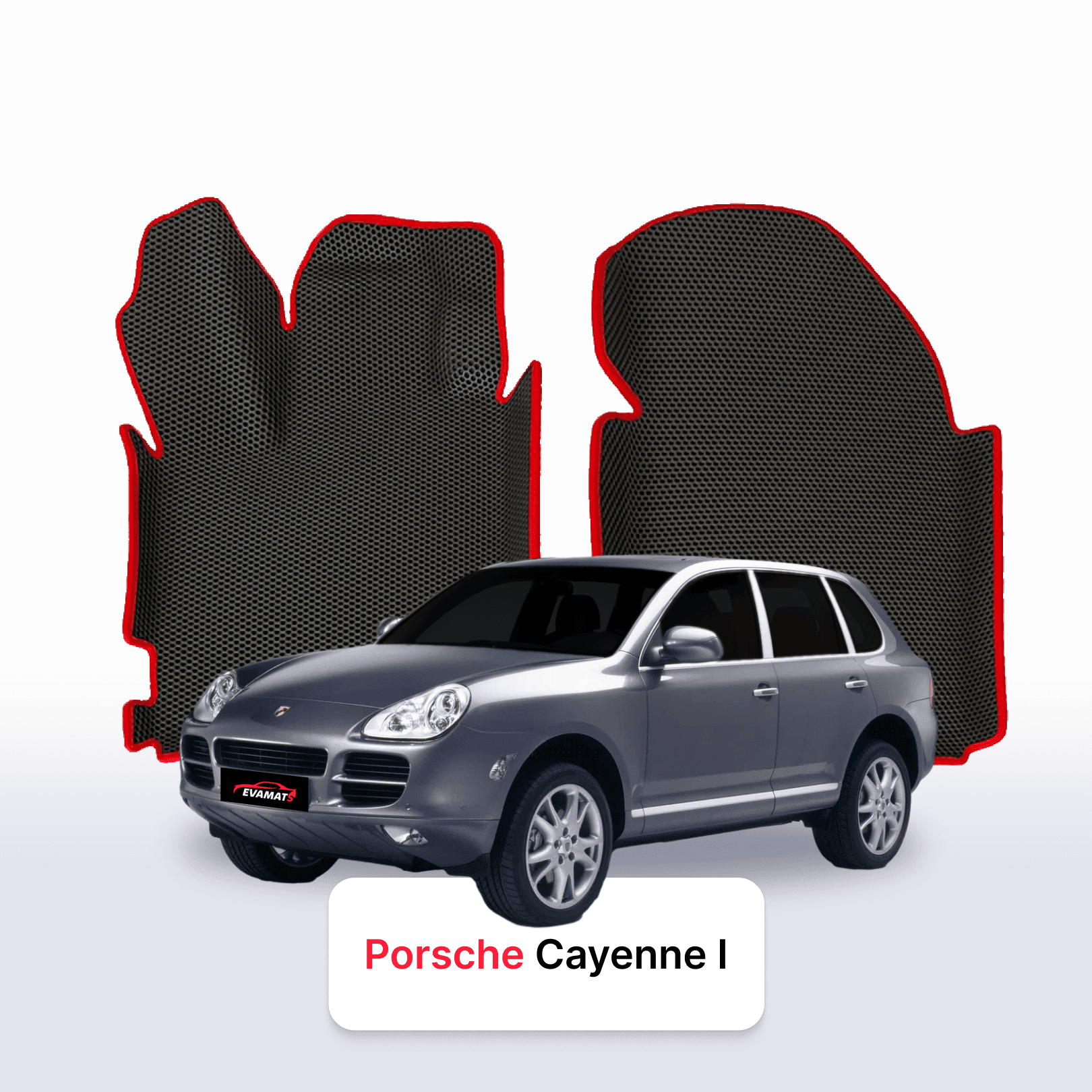Коврики EVAMATS для внедорожника Porsche Cayenne (955) 1-го поколения 2001-2007 гг.