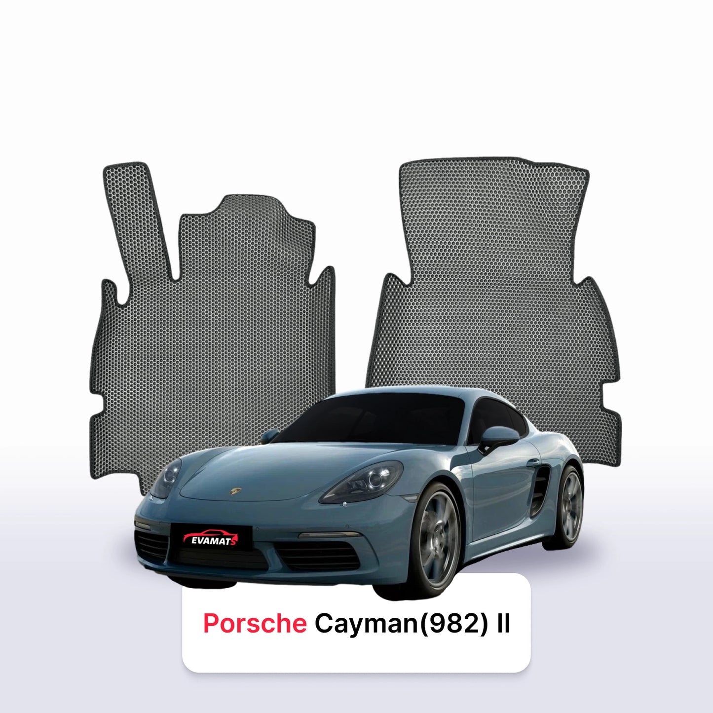Коврики EVAMATS для Porsche Cayman 718 (982) 3 поколения 2016-2025 года выпуска COUPE