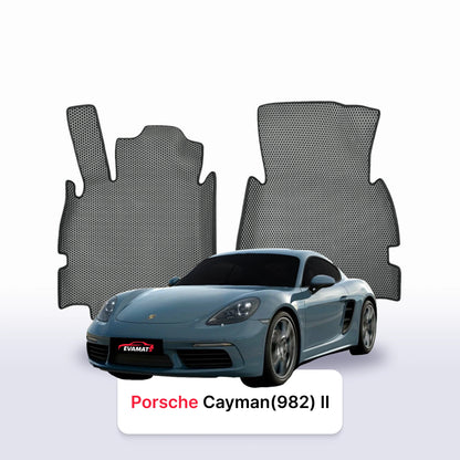 Коврики EVAMATS для Porsche Cayman 718 (982) 3 поколения 2016-2025 года выпуска COUPE
