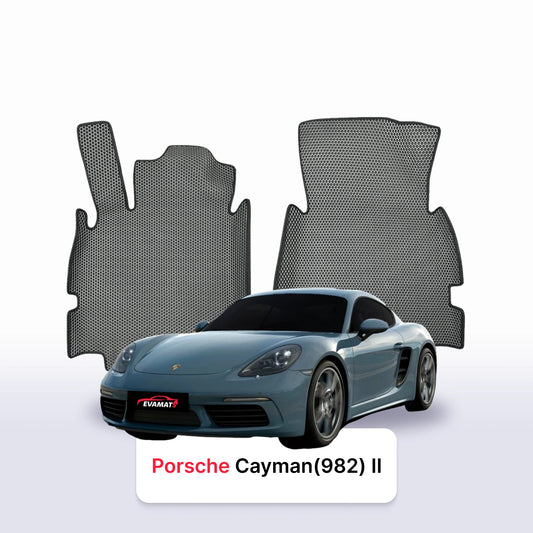 Автоковрики EVAMATS для Porsche Cayman 718 (982) 3 gen 2016-2025 р. КУПЕ