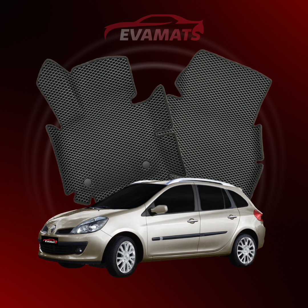 Коврики EVAMATS для Renault Clio 3 gen 2005-2014 KOMBI