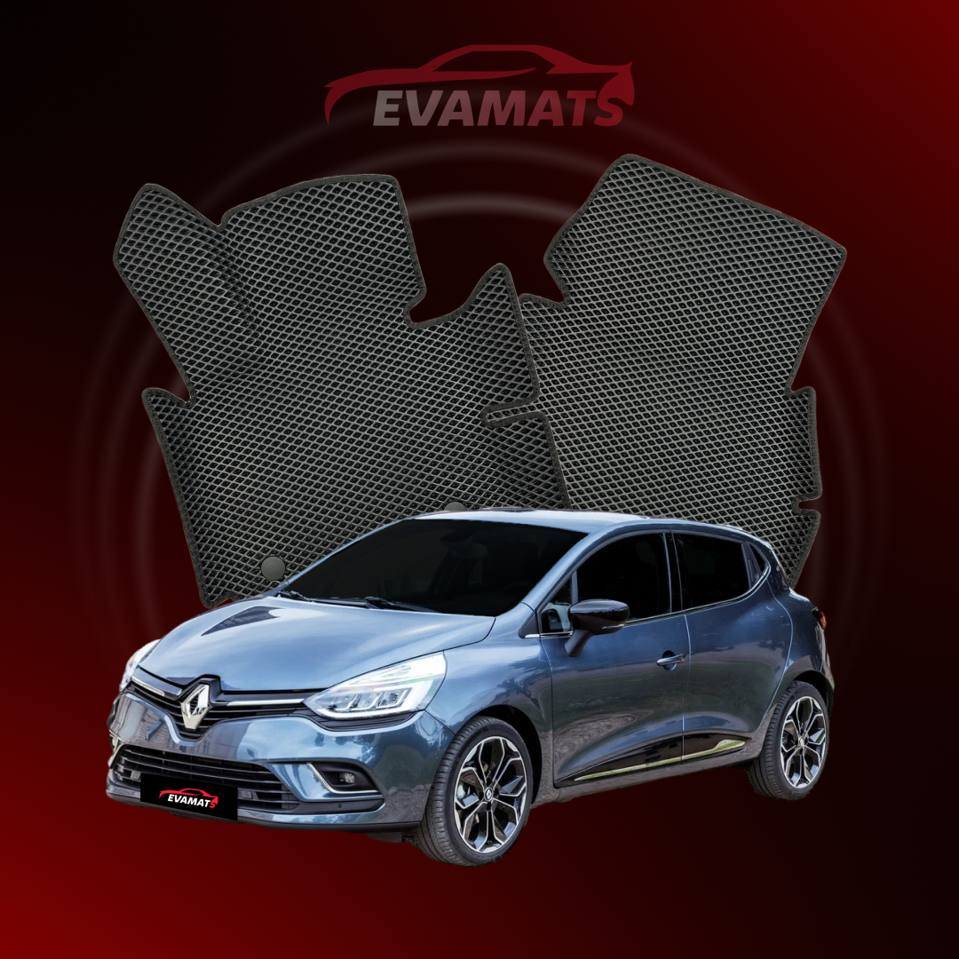 Автоковрики EVAMATS для Renault Clio 4 gen 2012-2019 р. ХЕТЧБЕК 5 дв.