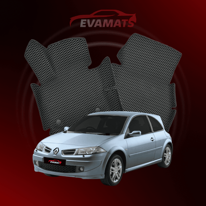 Автоковрики EVAMATS для Renault Megane 2 gen 2002-2009 р.в. ХЕТЧБЕК 3 дв.