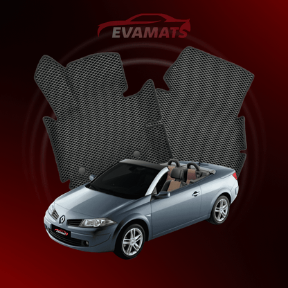 Dywaniki samochodowe EVAMATS do Renault Megane 2 gen 2002-2009 rok KABRIOLET