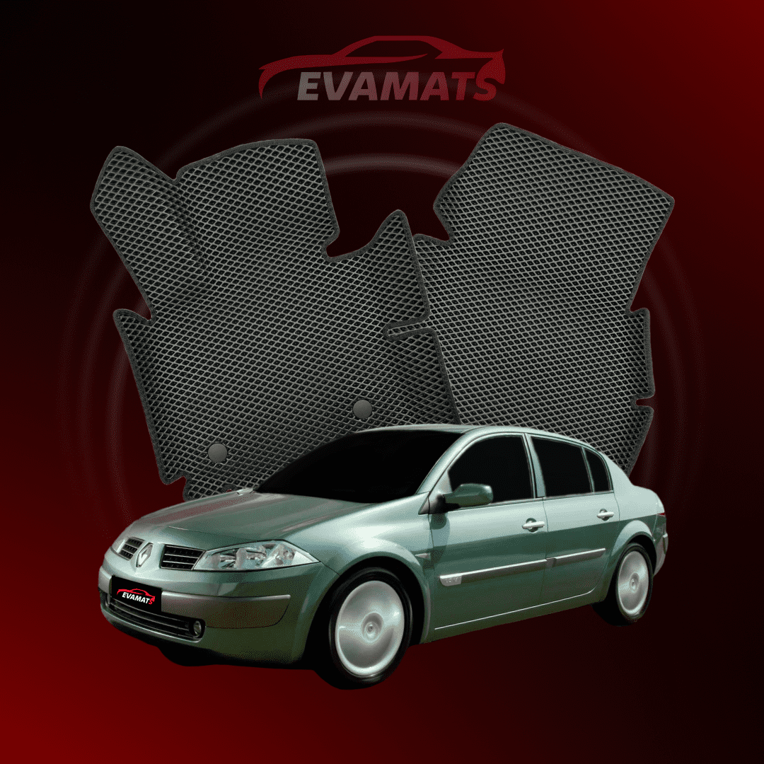 Dywaniki samochodowe EVAMATS do Renault Megane 2 gen 2002-2009 rok SEDAN