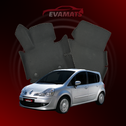 Dywaniki samochodowe EVAMATS do Renault Modus Grand 1 gen 2004-2012 rok MINIVAN Grand