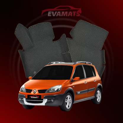 Автоковрики EVAMATS для Renault Scenic Conquest 2 покоління 2006-2009 р.в. МІНІВЕН