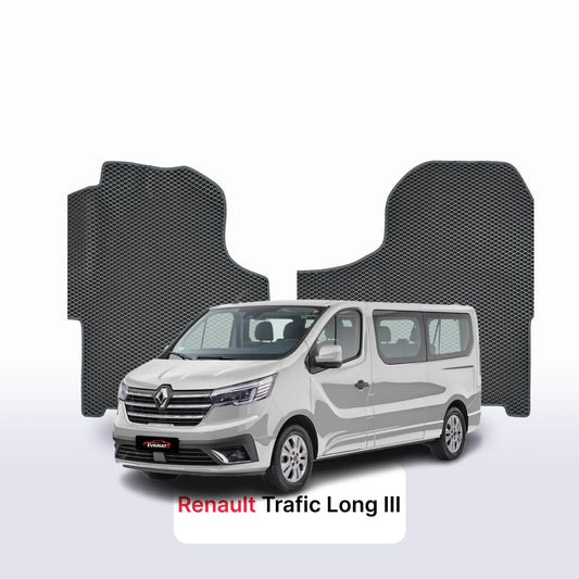 EVA Dywaniki samochodowe od EVA MATS 3D do Renault Trafic Long 3 gen 2020-2025 rok BUS