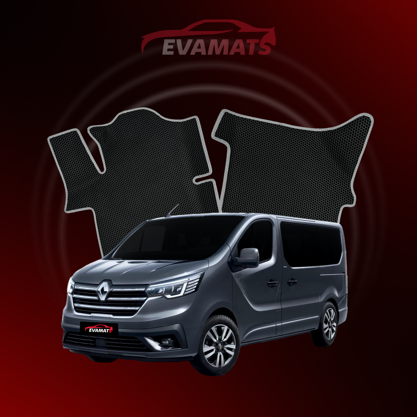 Автомобільні килимки EVAMATS для Renault Trafic(X82)(L1) 3 gen 2021-2025 р. АВТОБУС