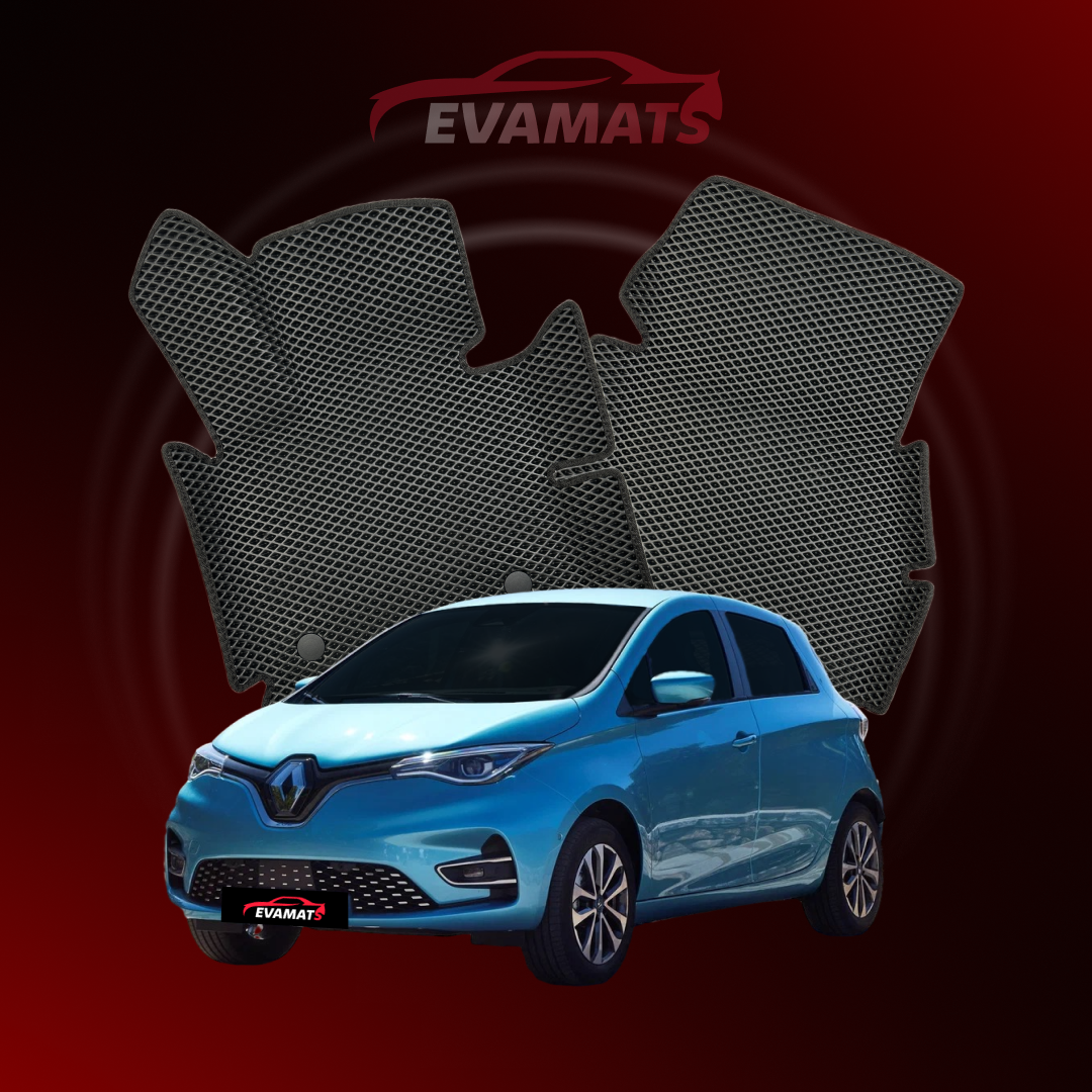 Автоковрики EVAMATS для Renault ZOE 1 gen 2012-2024 г.в. Elektro ХЭТЧБЕК 5 дв.