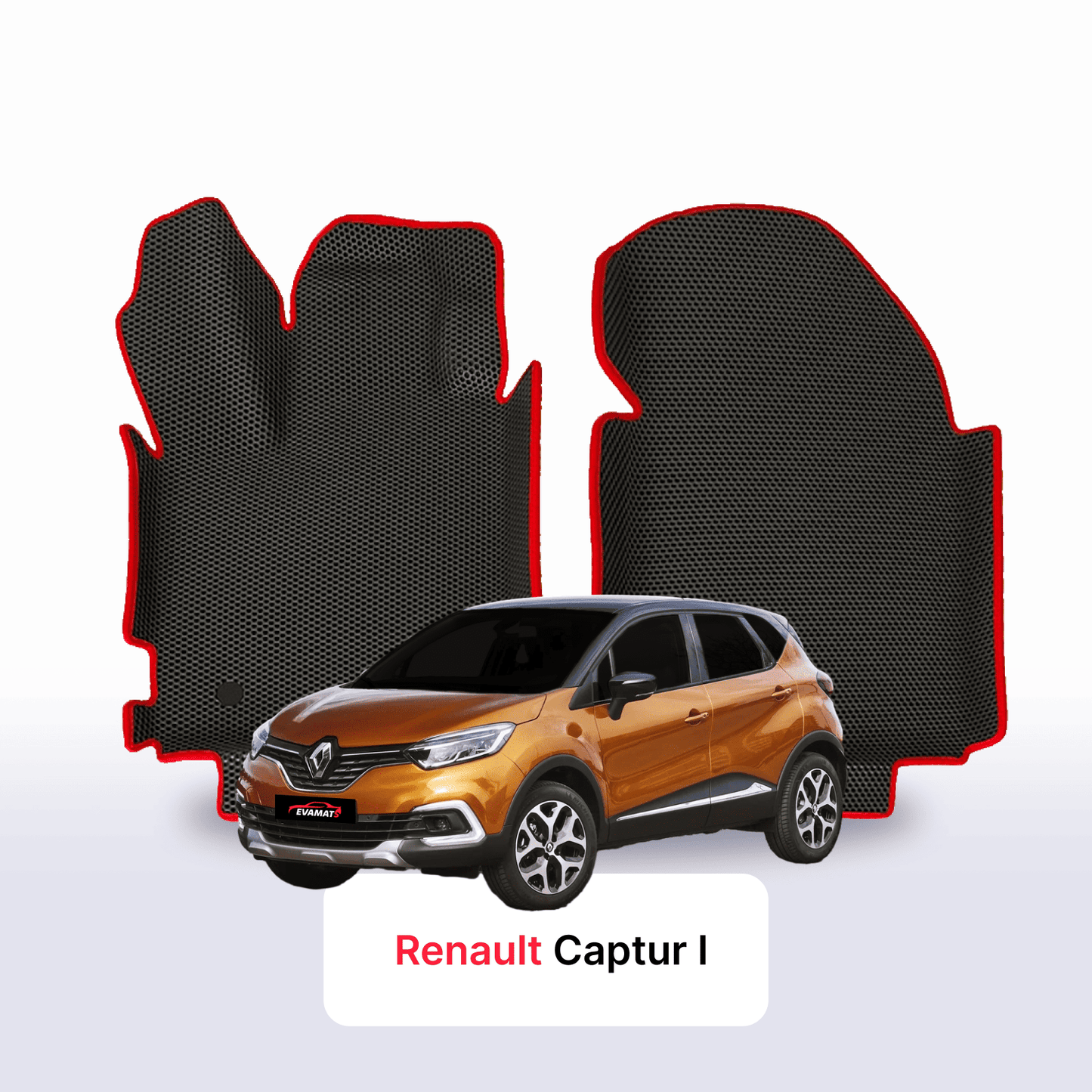 EVA Dywaniki samochodowe od EVA MATS 3D do Renault Captur 1 gen 2013-2019 rok SUV 5 drzwi BENZYNA