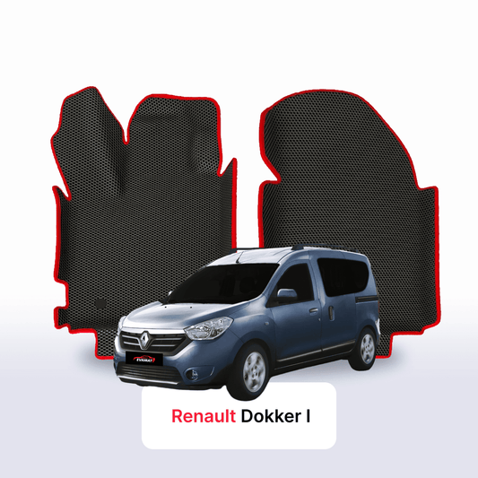 Dywaniki samochodowe EVAMATS do Renault Dokker 1 gen 2012-2023 rok MINIVAN